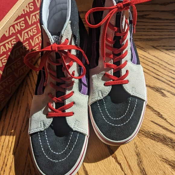 Vans Sk8-HI Retro Sport Black Amaranth - Picture 5 of 7